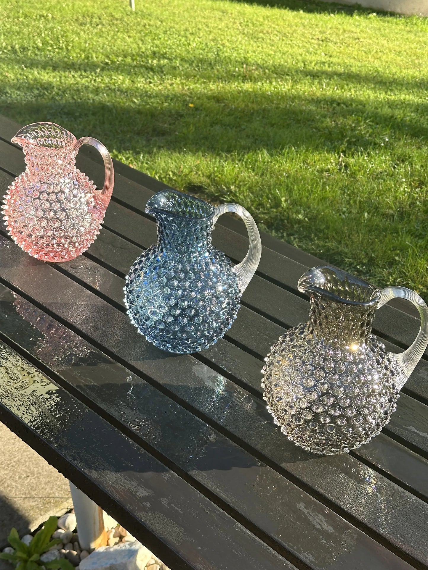 Paris Hobnail Jug 2L Rosa