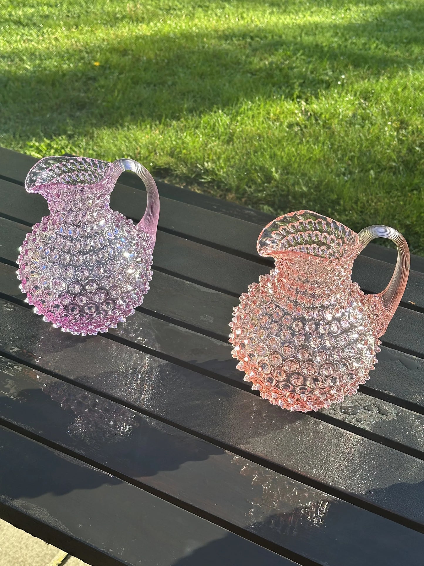 Paris Hobnail Jug 2L Rosa