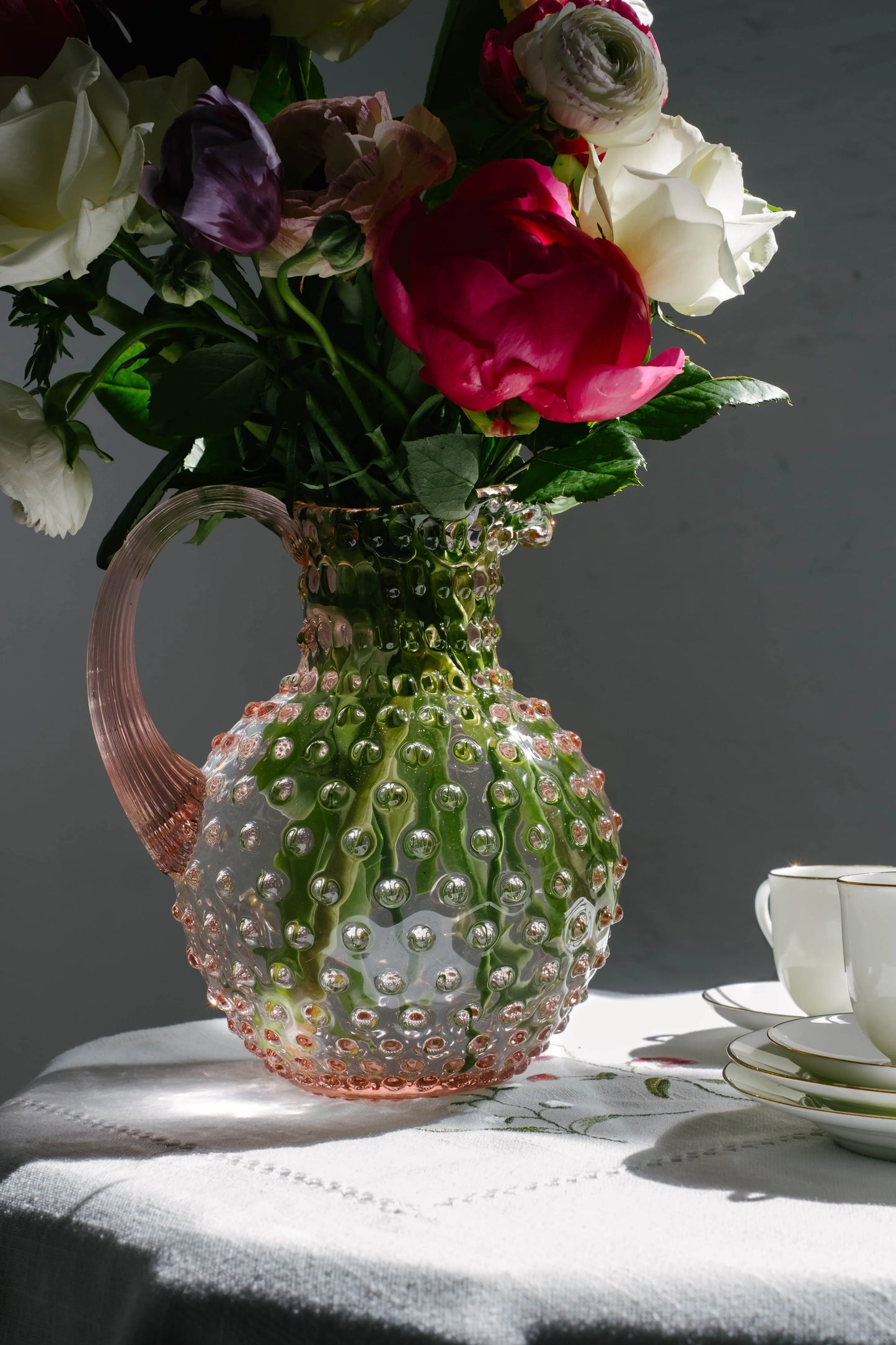 Paris Hobnail Jug 2L Rosa