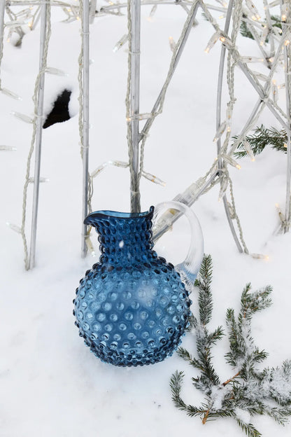 Paris Hobnail Jug 2L Blue Smoke