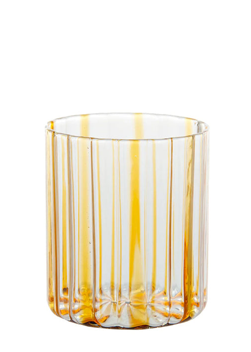 Amber Stripes Glass