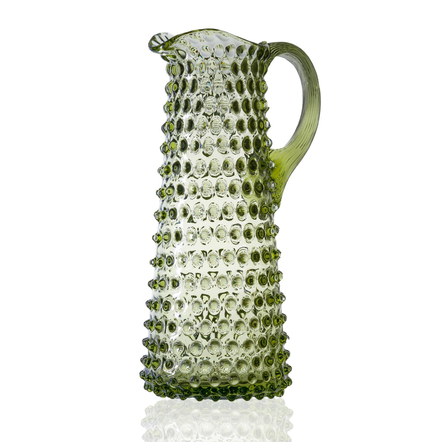 Eiffel Hobnail Jug 1L Olivegreen