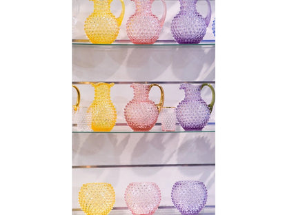 Hobnail Globe Vase 18 cm Citron