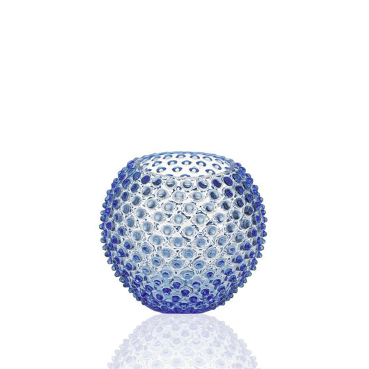 Hobnail Globe Vase 18 cm Light Blue