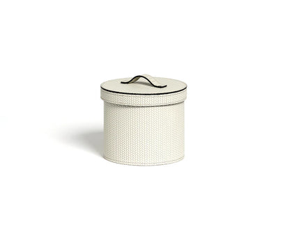 Round Paper Bin With Lid