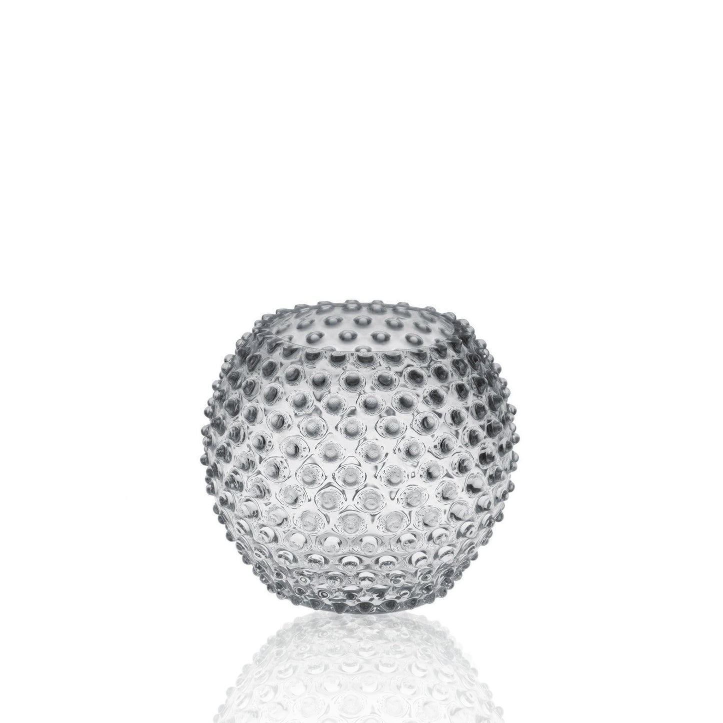 Hobnail Globe Vase 18 cm Cashmere