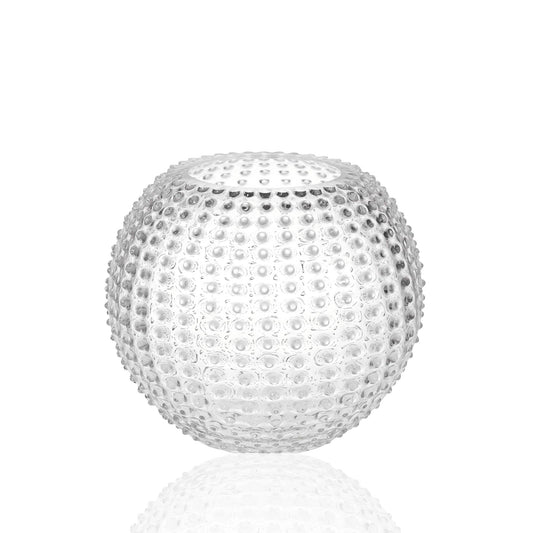 Hobnail Globe Vase 24 cm Crystal