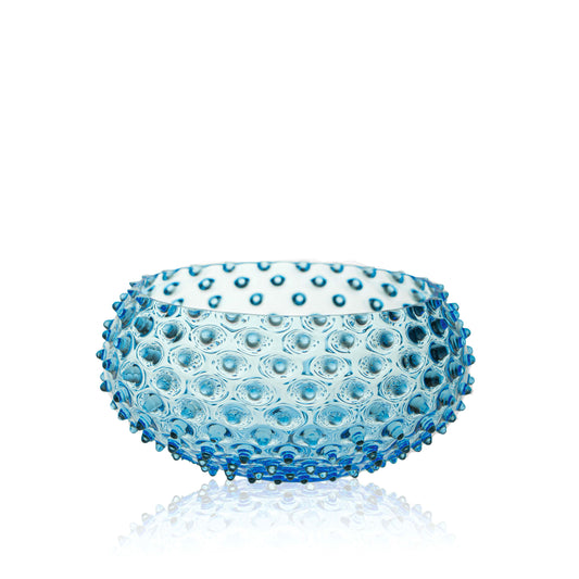 Azure Hobnail Bowl