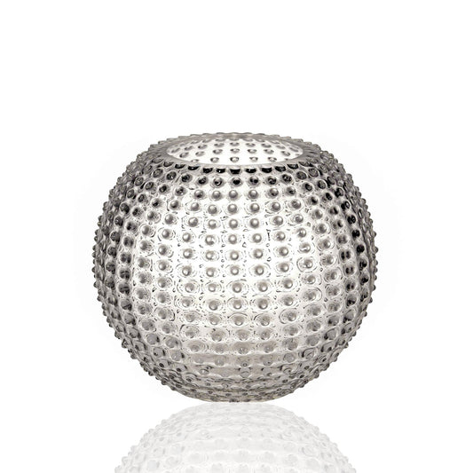 Hobnail Globe Vase 24 cm Cashmere