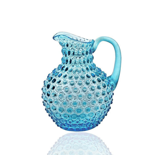 Azure Hobnail Jug