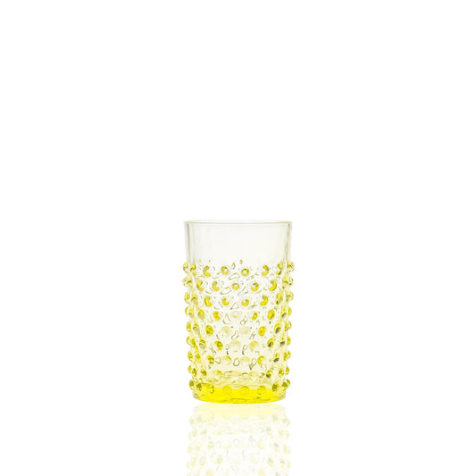 Hobnail Glass Citron