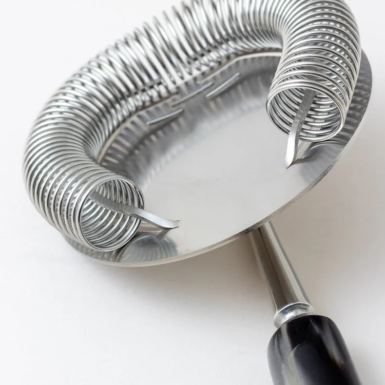 Bar Strainer in Natural Horn