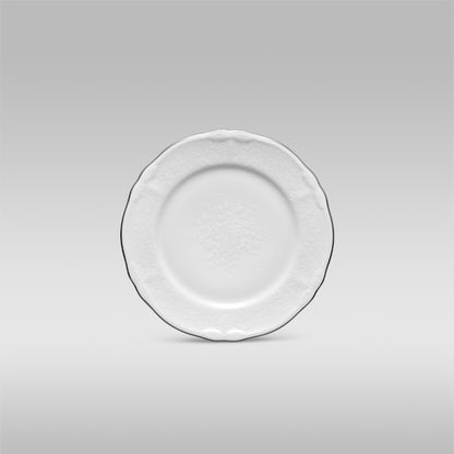 Noritake Princess Bouquet 67 Piece Dinner Set, Platinum