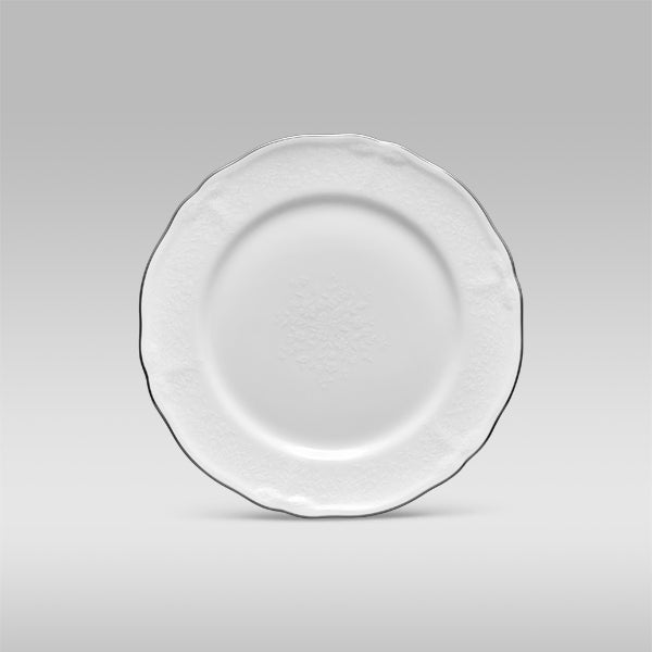 Noritake Princess Bouquet 67 Piece Dinner Set, Platinum