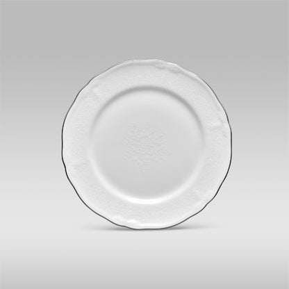 Noritake Princess Bouquet 67 Piece Dinner Set, Platinum