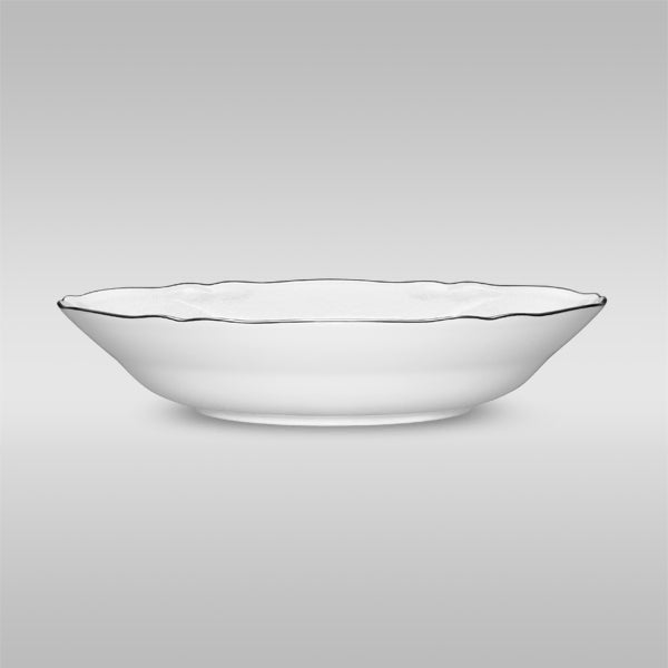 Noritake Princess Bouquet 67 Piece Dinner Set, Platinum