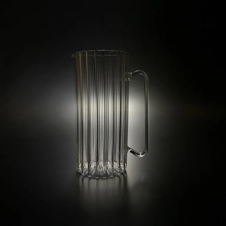 Serlio Transparent Glass Pitcher