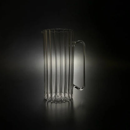 Serlio Transparent Glass Pitcher
