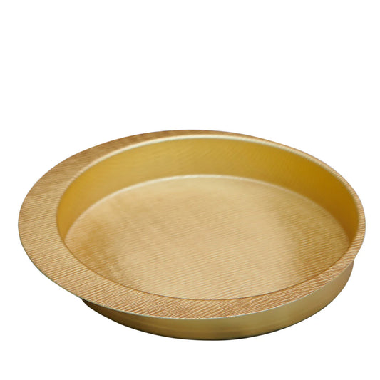 Firenze Round Gold Empty Pocket Tray