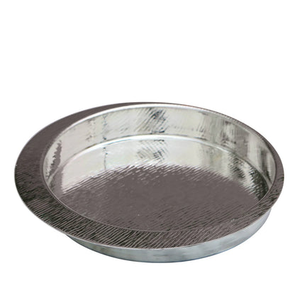 Firenze Round Silver Empty Pocket Tray