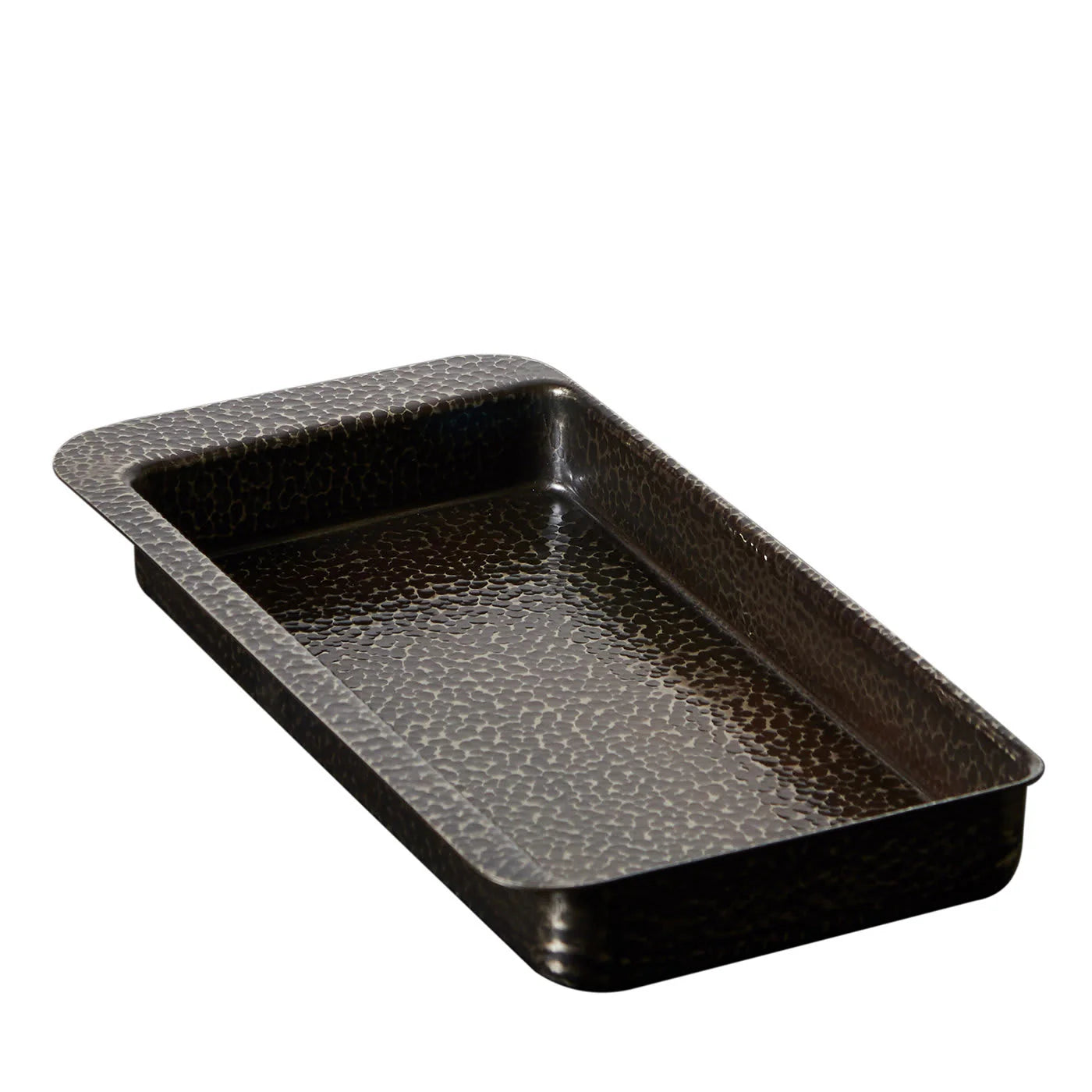 Firenze Rectangular Burnished Empty Pocket Tray