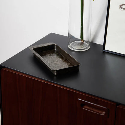 Firenze Rectangular Burnished Empty Pocket Tray