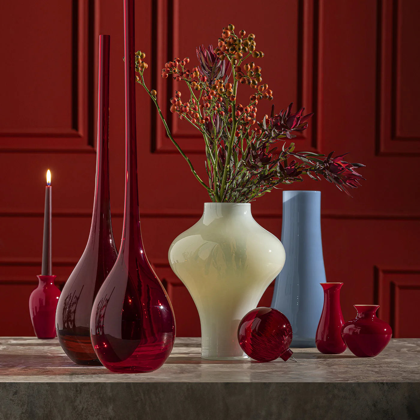 Bolle Drop-Shaped Vase