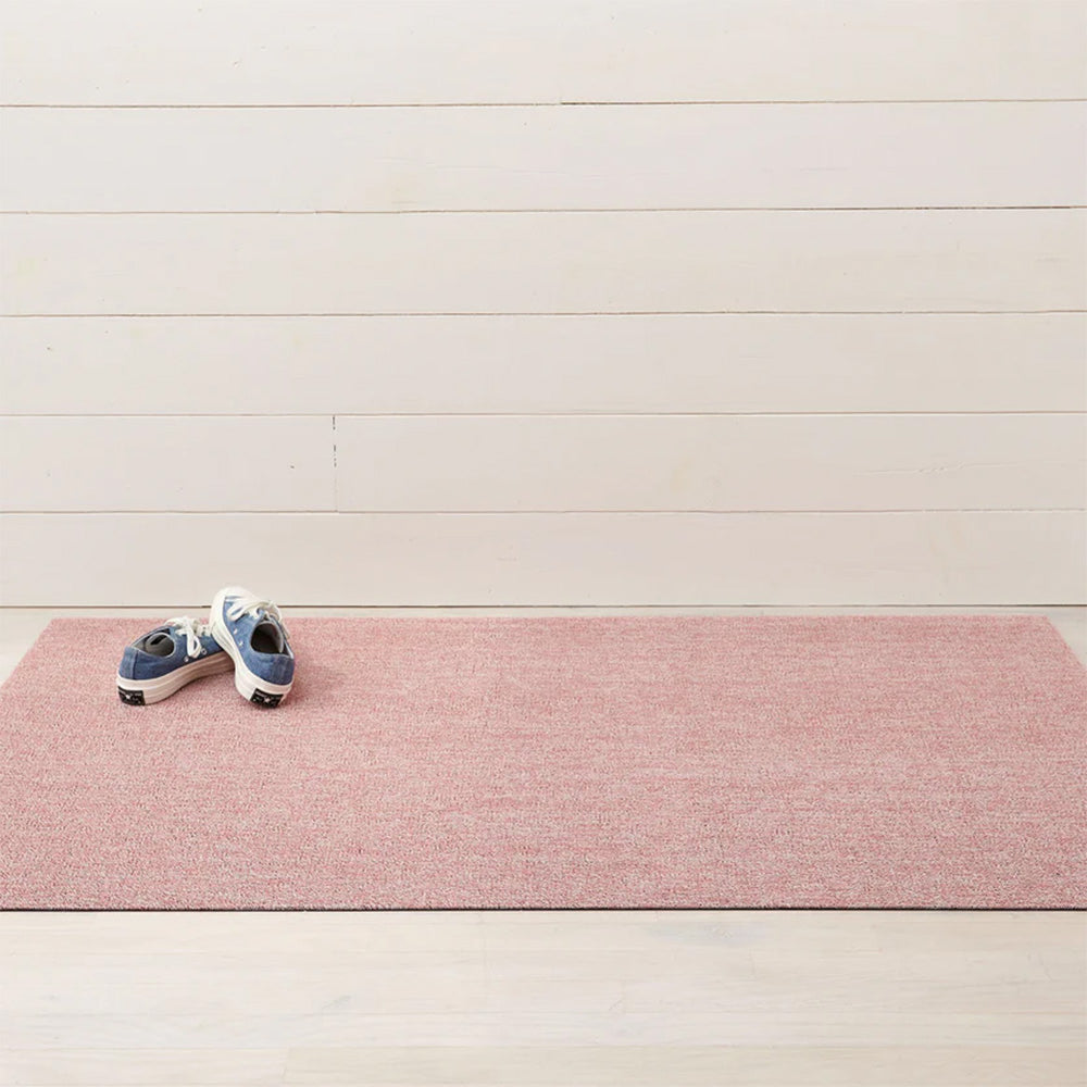 Heathered Shag Runner Rug, Blush