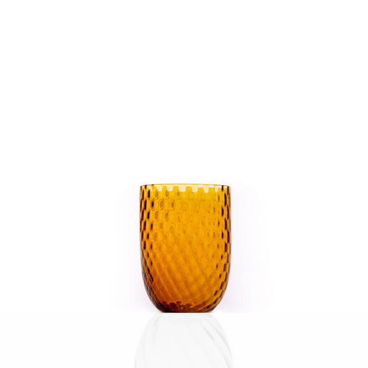 Harlequin Tumbler Amber