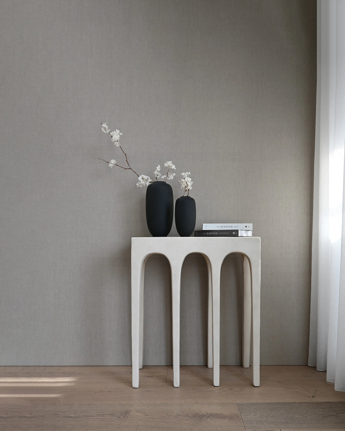 Bow Console Birch