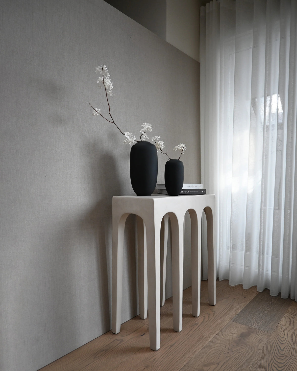 Bow Console Birch