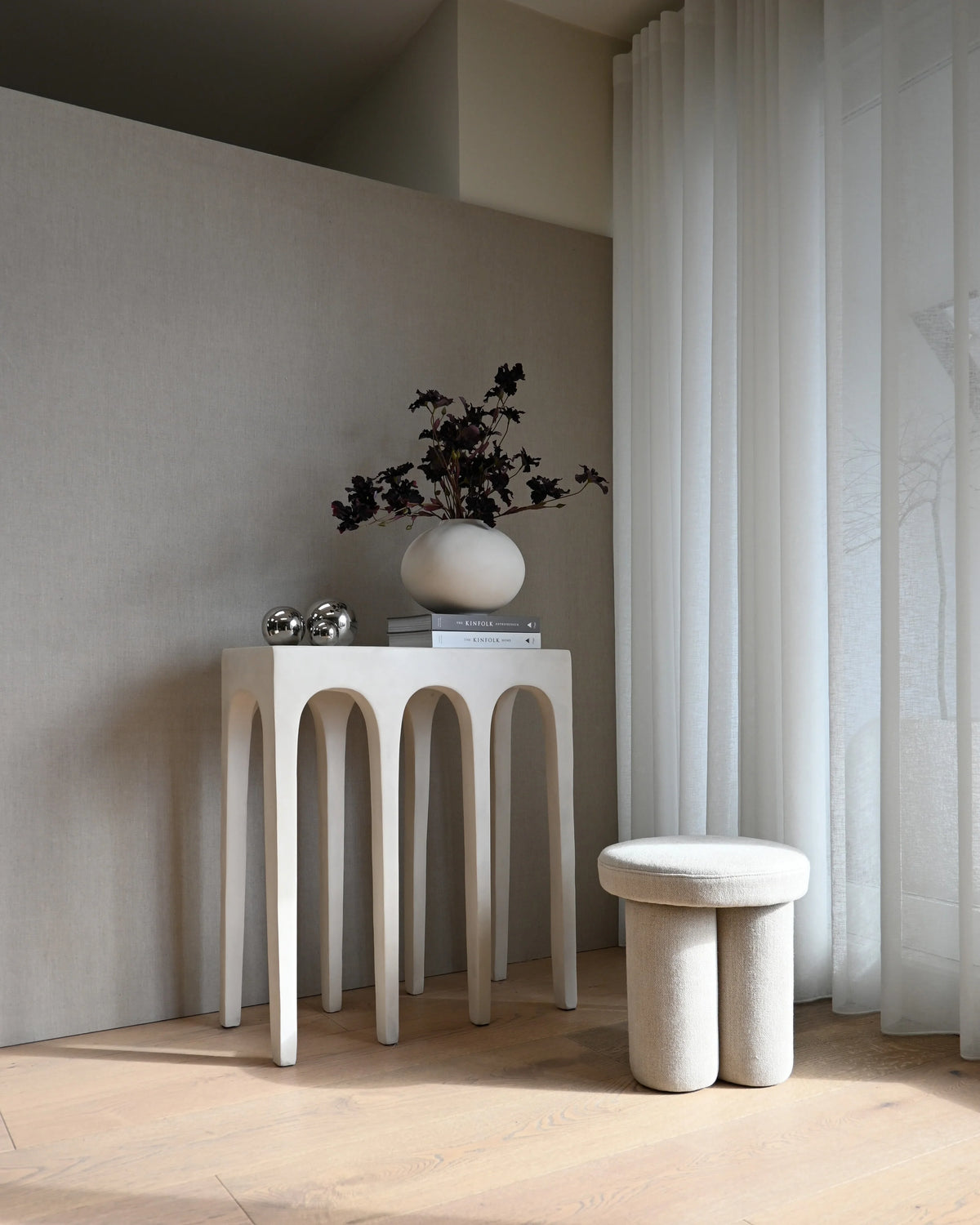 Bow Console, Big  Birch