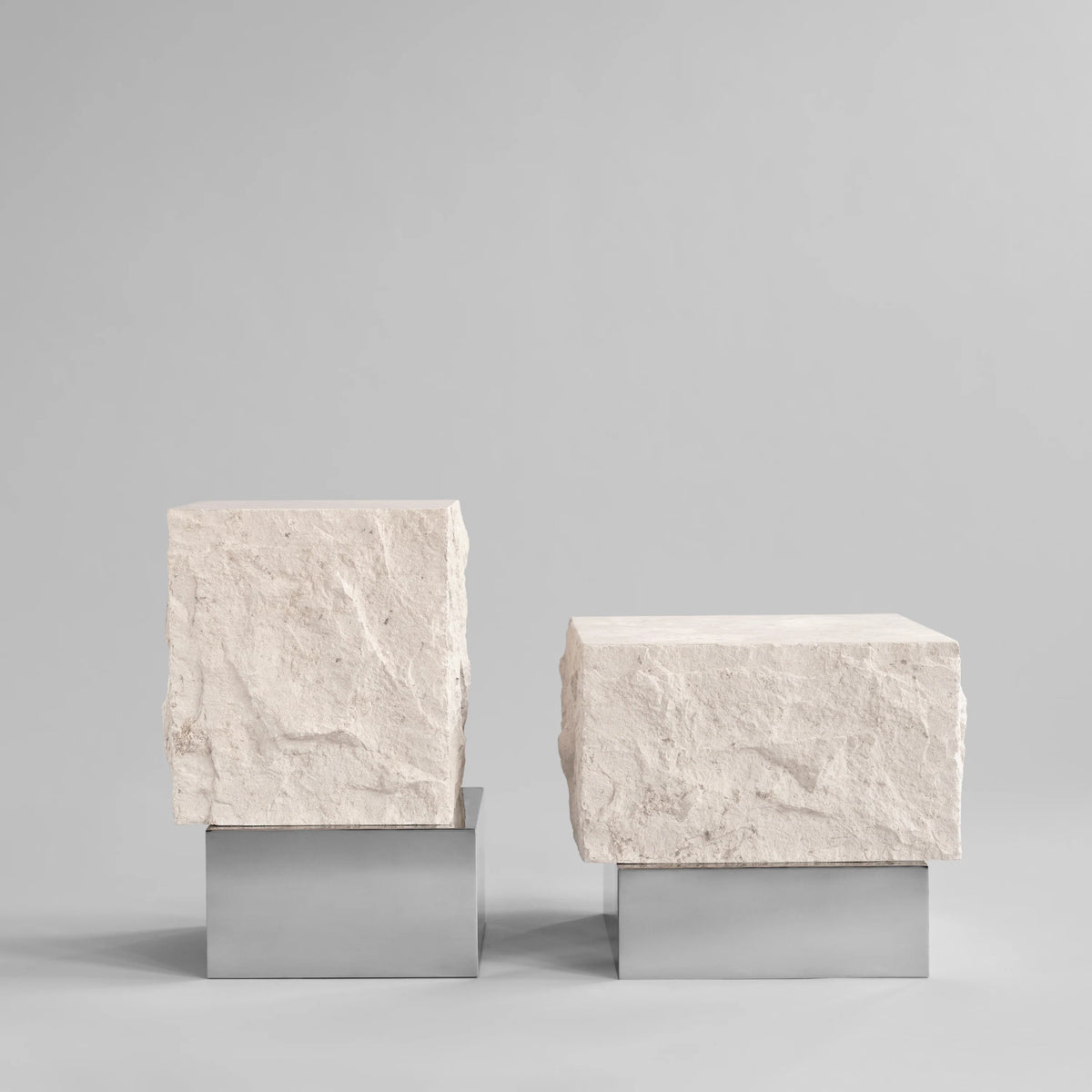 Temple Coffee Table Tall Limestone