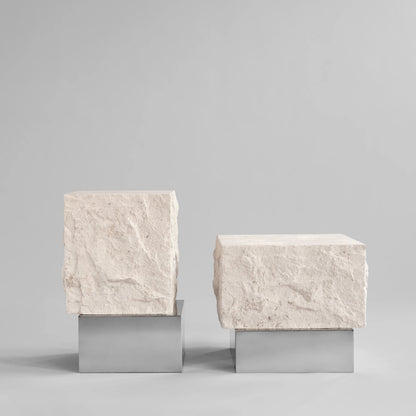 Temple Coffee Table Tall Limestone