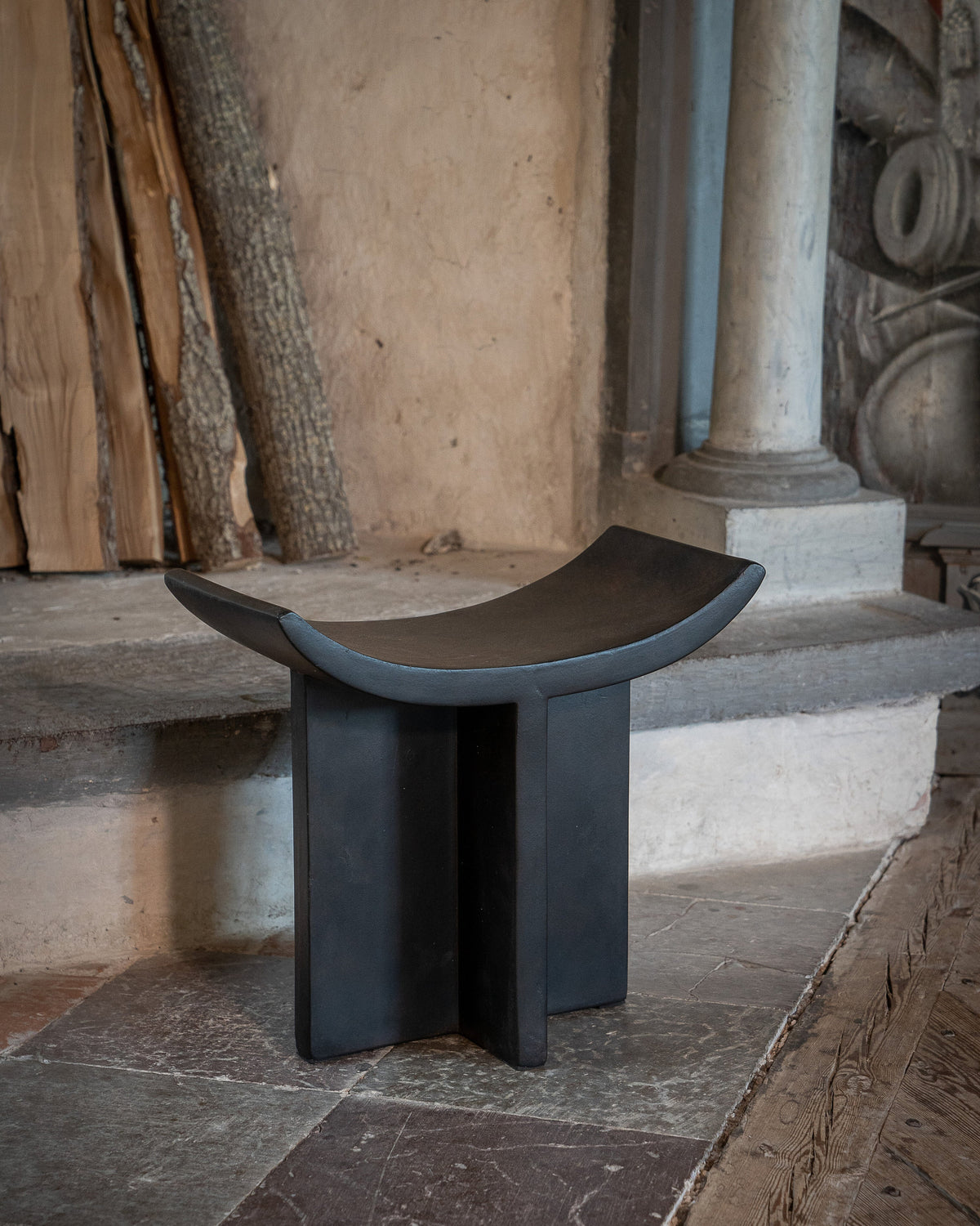Brutus Stool Coffee