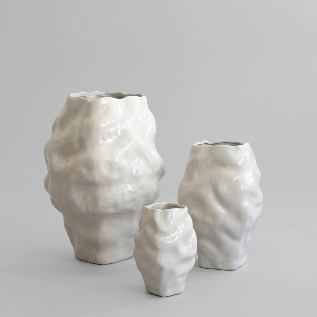 Katachi Vase Big High Glaze Birch