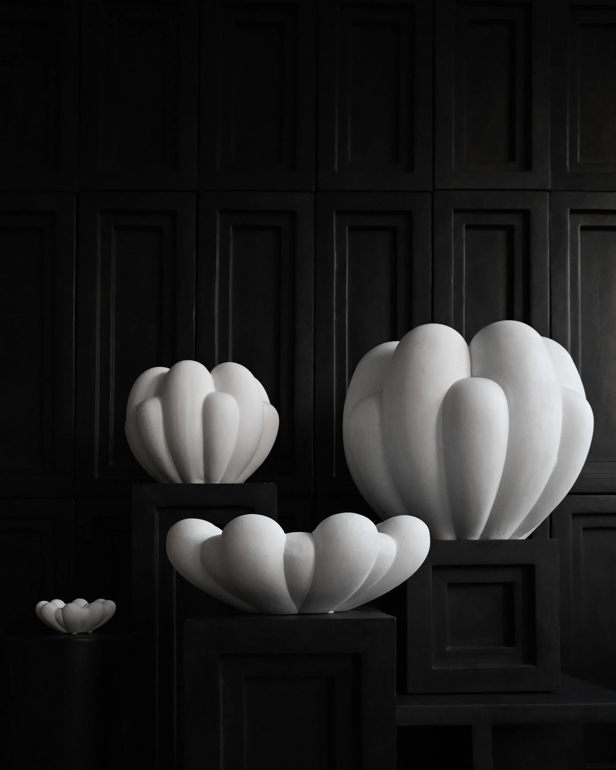 Bloom Vase Big  Bone White