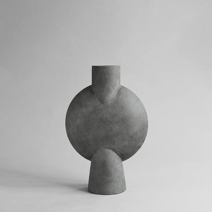 Sphere Vase Bubl Hexa Dark Grey