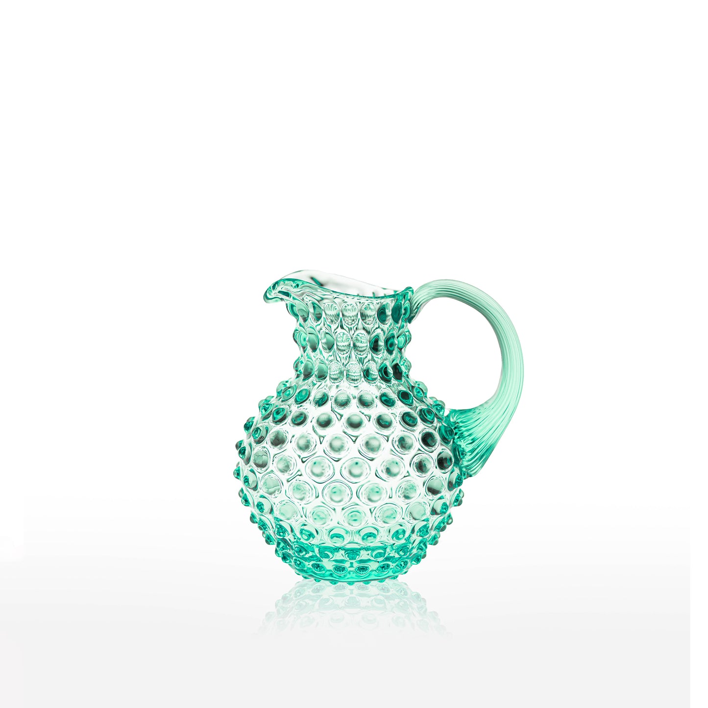 Beryl Hobnail Jug 1L