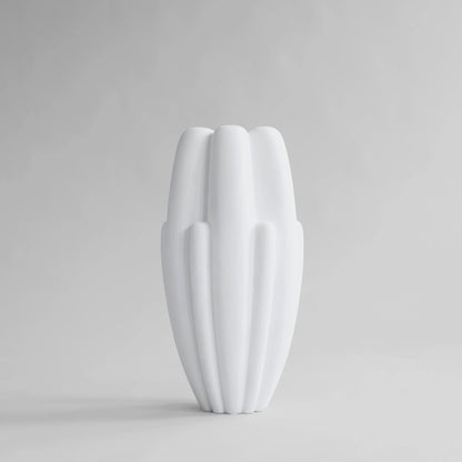 Bloom Vase Slim Big  Bone White