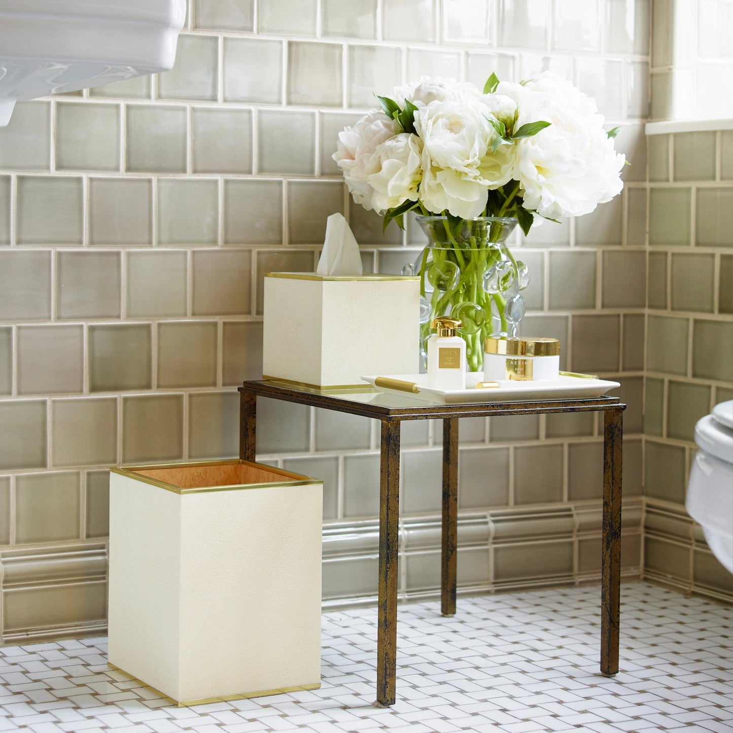 Classic Shagreen Tissue Box Cover