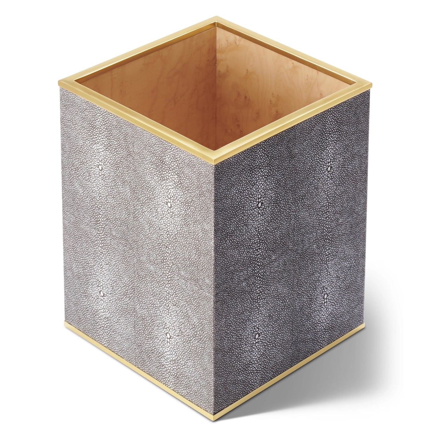 Classic Shagreen Wastebasket