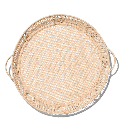 Raffia Round Tray