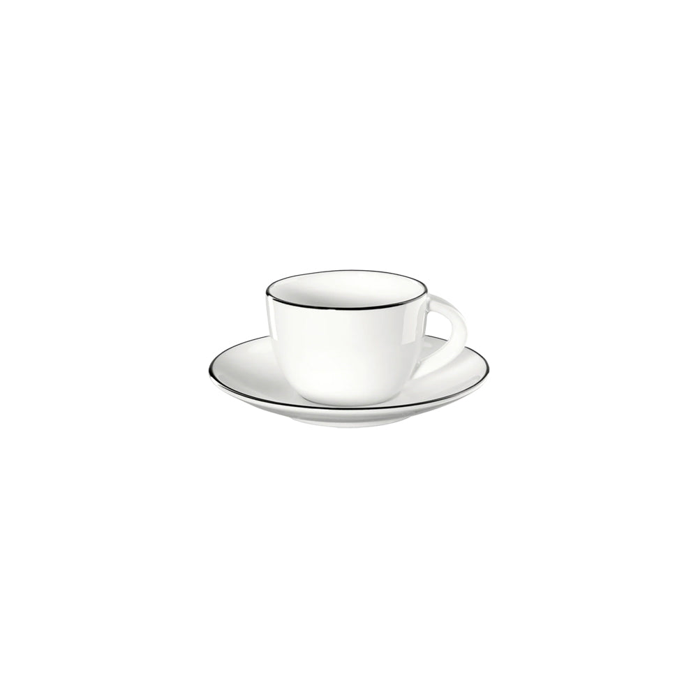 ASA Ligne Noire Espresso Cup and Saucer