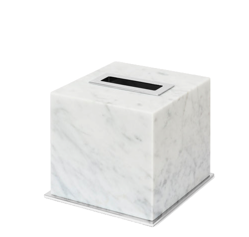 Positano Marble Tissue Holder Square