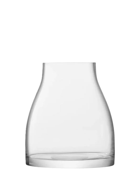 Flower Kiln Vase Tall - Clear