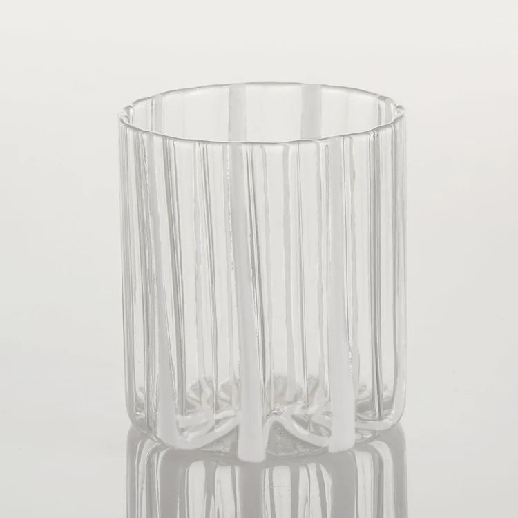 Loos White Stripe Tumbler