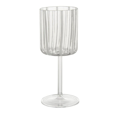 Loos White Stripe Goblet