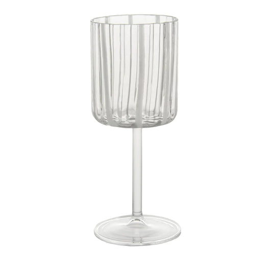 Loos White Stripe Goblet