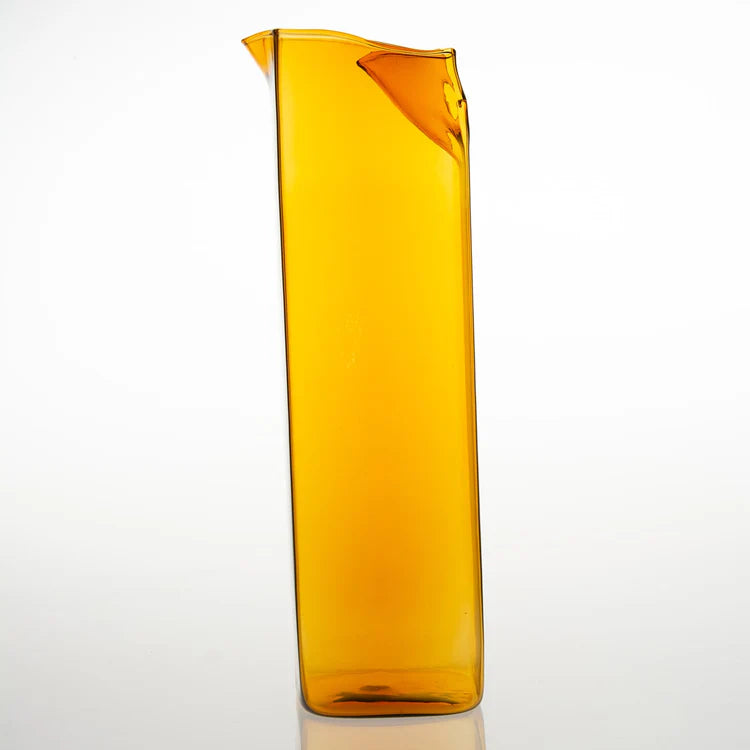 Bricco Amber Glass Pitcher